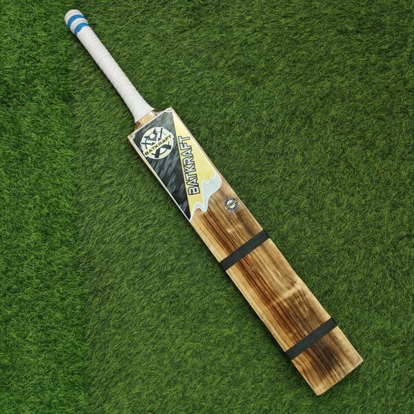Back side of Hard tennis burn edition cricket bat by Batkraft