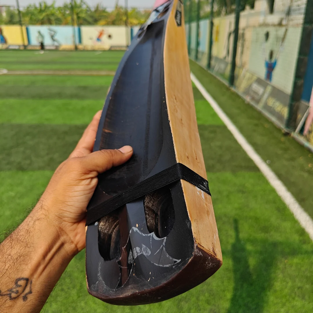 HARD TENNIS CRICKET BAT (BLACK EDITION) - Image 3